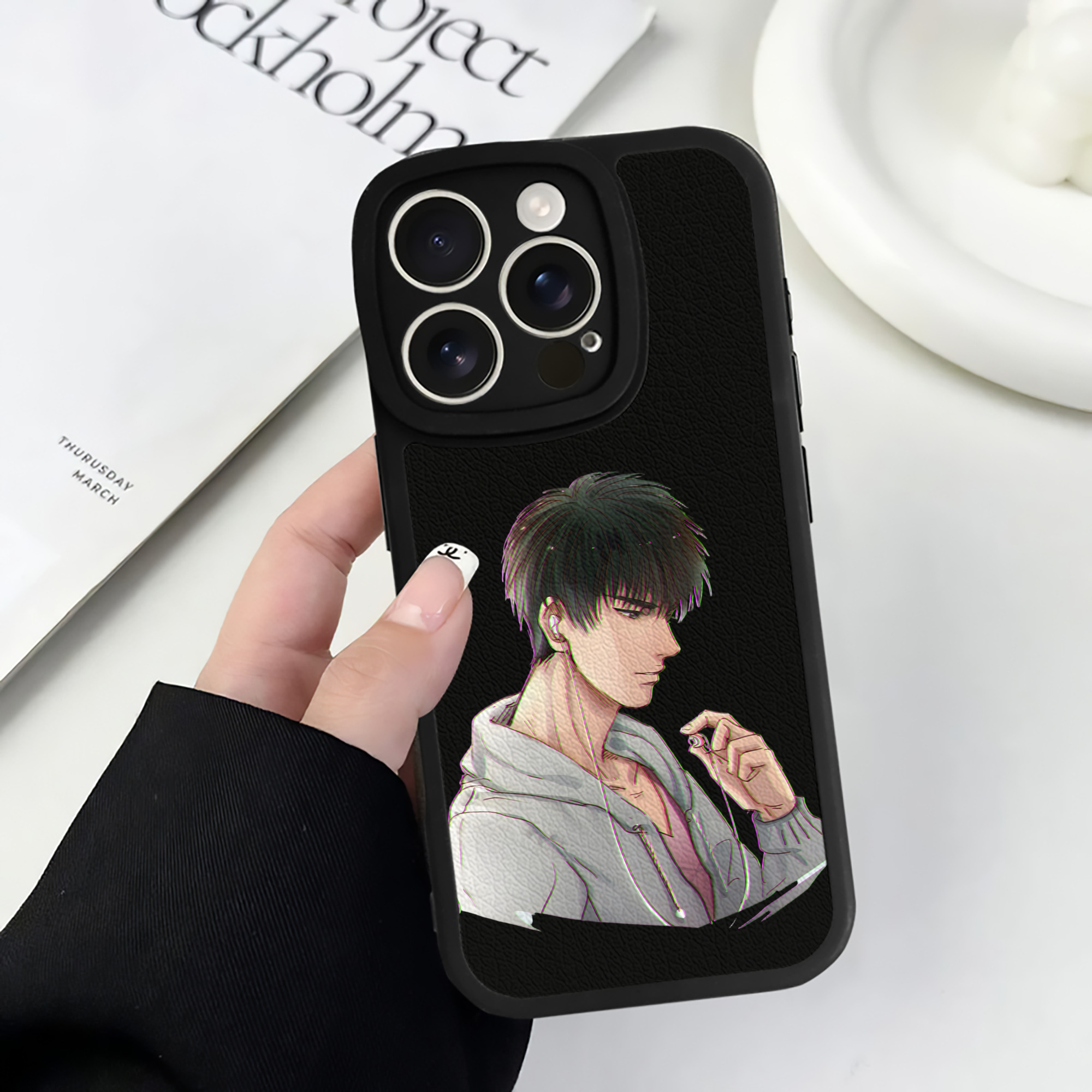 （画像用） SLAM DUNK／スラムダンク 【iPhone 16シリーズ対応】シリコンスマホケース（レザー調） 材質：シリコン